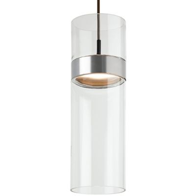 Manette Grande Pendant 277V (Clear|Satin Nickel) - OPEN BOX