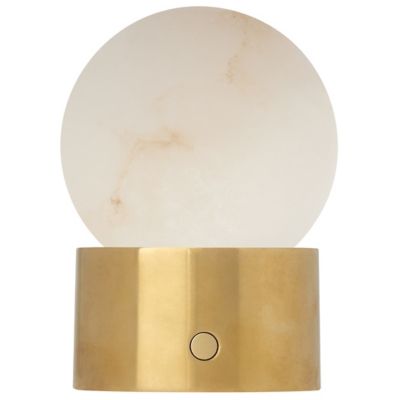 Mina Alabaster Accent Rechargeable LED Table Lamp