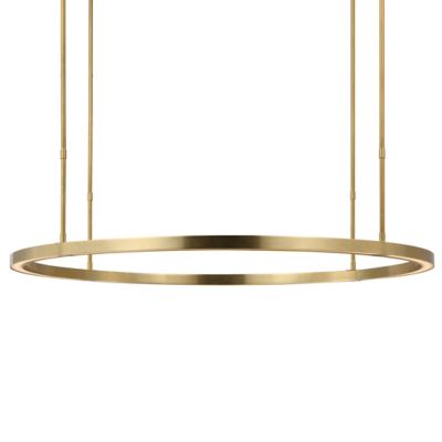 Stagger LED Ring Chandelier