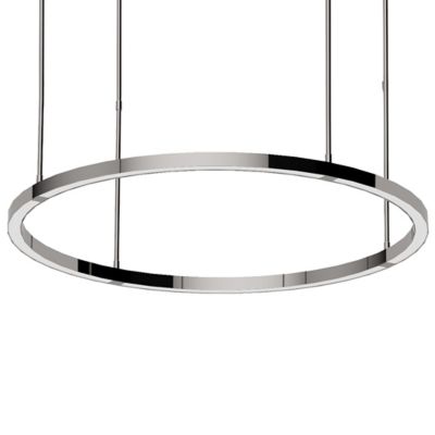 Stagger LED Ring Chandelier