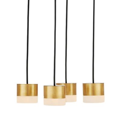 Gable Alabaster LED Multi Light Pendant