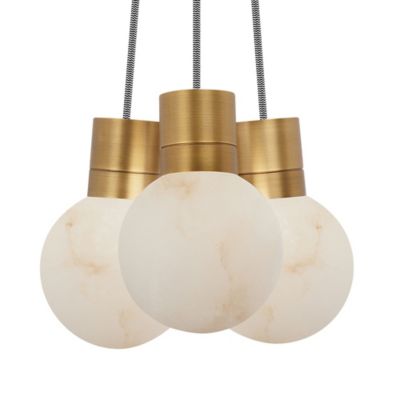 Mina Alabaster LED Chandelier