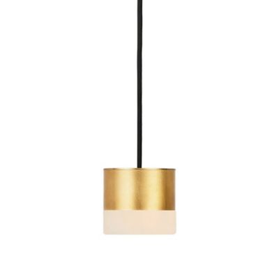 Gable Alabaster Port Alone LED Mini Pendant