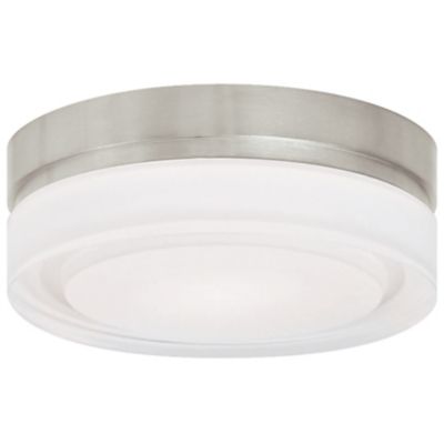 Cirque LED Small Satin Nickel 3000K Flushmount