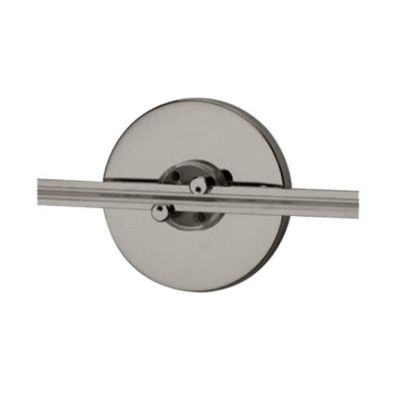 Wall MonoRail 4 Inch Round Power Feed Canopy Single-Feed