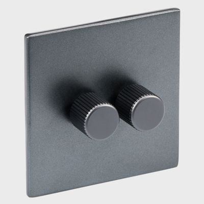 Double Dimmer (Satin) - OPEN BOX