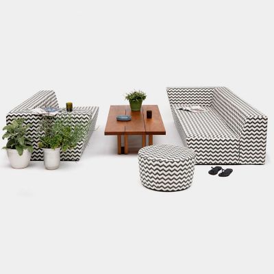 Caroline Outdoor Sofa - Thumbnail 3