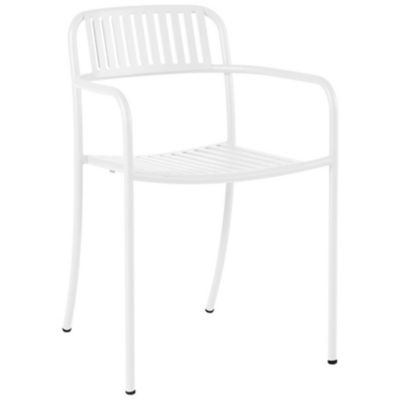 PATIO Slatted Outdoor Arm Chair - Set of 2