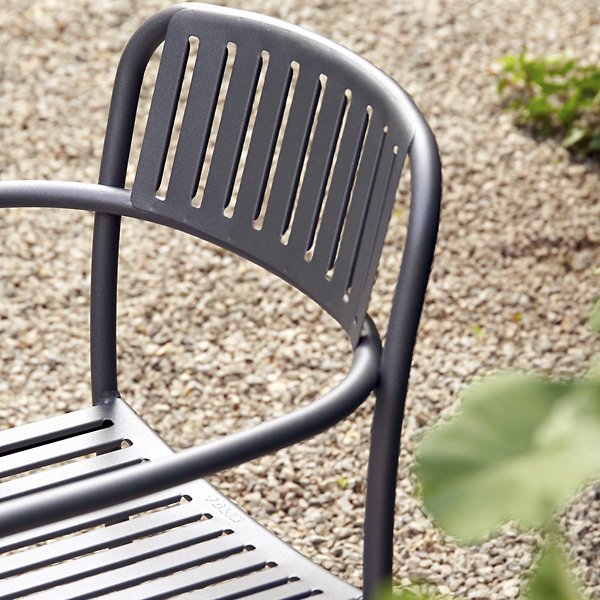 PATIO Slatted Outdoor Arm Chair - Set of 2