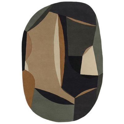 Polia Oval Area Rug(Automne|8 ft 3 in x 11 ft 6 in)-OPEN BOX