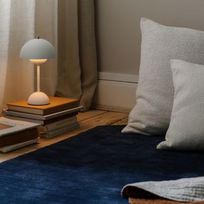Shown in Glossy Stone Blue finish, in use