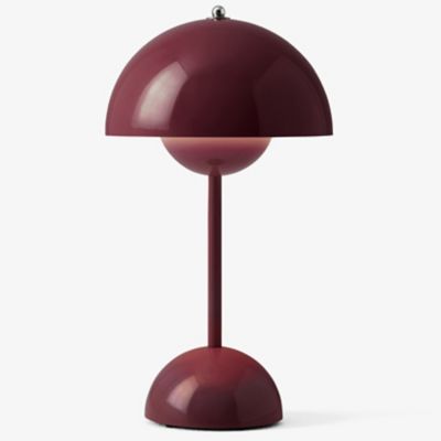 Tradition - Como SC53 Portable Table Lamp Red Brown