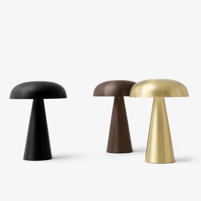 Shown in Brass finish, lit