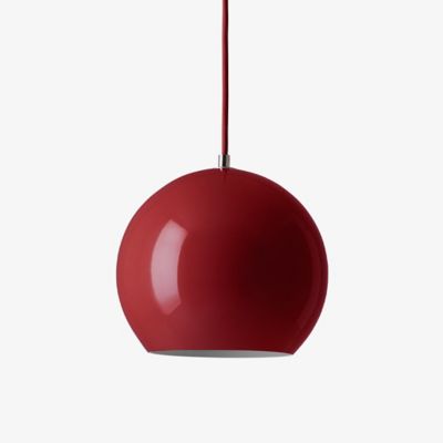 Topan VP6 Pendant (Vermillion Red|Fabric|Non-UL) - OPEN BOX