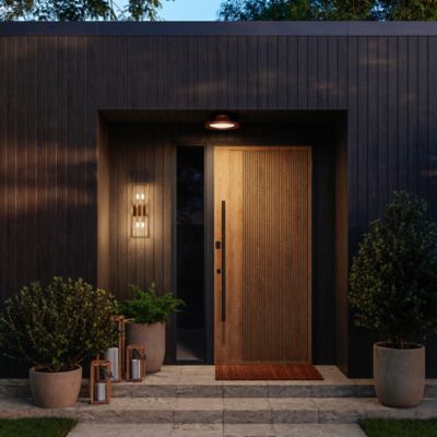 Cannes LED Outdoor Semi-Flushmount