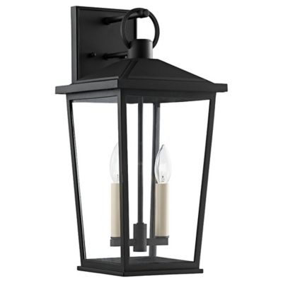 Soren Outdoor Wall Sconce (Black|2 Light) - OPEN BOX