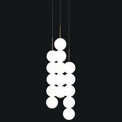 Abacus 5 Sphere 3 LED Chandelier