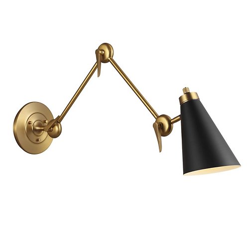 Signoret Two Arm Library Wall Sconce