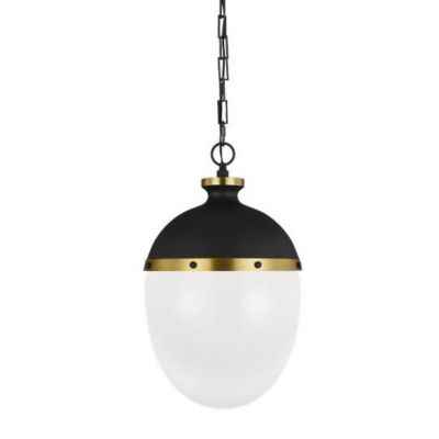 Aubry Pendant by TOB (Black with Brass) - OPEN BOX RETURN
