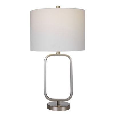 STRÅLA Table lamp base with LED bulb, white - IKEA