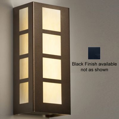 Modelli 15332 Outdoor LED Wall Sconce(Opal/Black) - OPEN BOX
