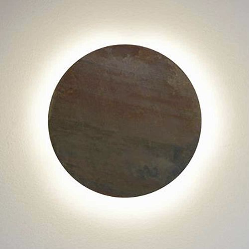 Fortis LED Round Wall Sconce (Corten Steel)-OPEN BOX RETURN