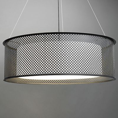 Clarus Drum Pendant with Diffuser by UltraLights at