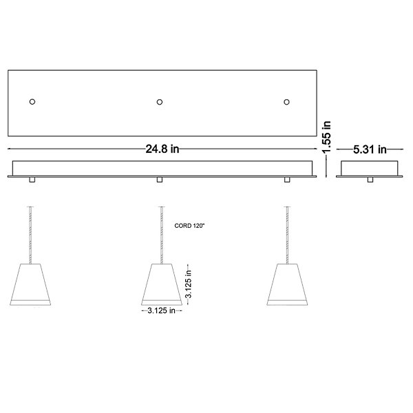 Alume LED Linear Suspension