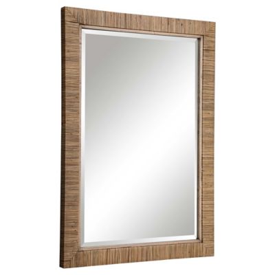 Cape Natural Rattan Mirror