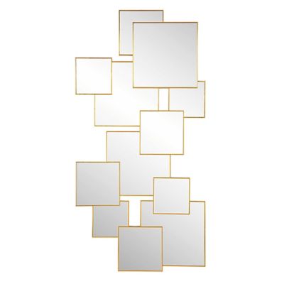 Soren Copper Squares Mirror