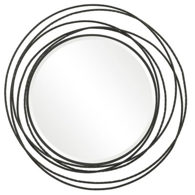Whirlwind Round Mirror