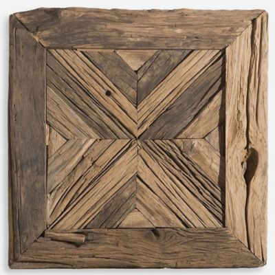 Rennick Reclaimed Wood Wall Art, Set of 4