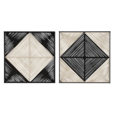 Seeing Double Squares Wall Art, Set of 2