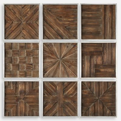 Bryndle Wooden Wall Art, Set of 9
