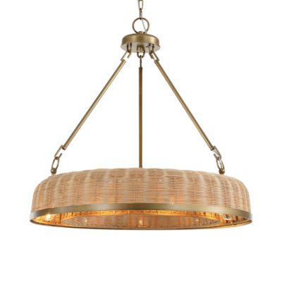 Ladakh Chandelier (Weathered Brushed Brass) - OPEN BOX