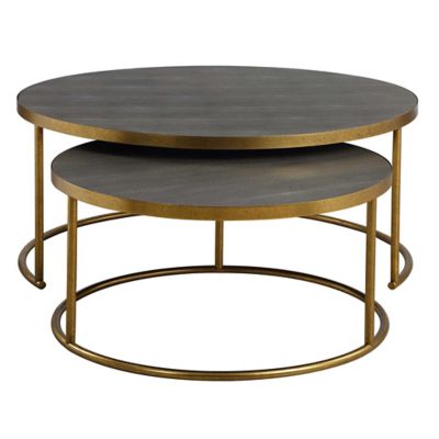 Aragon Nesting Coffee Tables, Set of 2