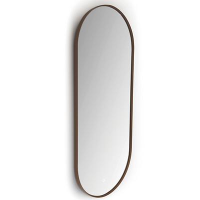 Argo Oval LED Mirror by Vanita & Casa (Gold)-OPEN BOX RETURN