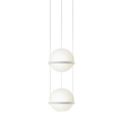 Palma Double Pendant (Matte White) - OPEN BOX