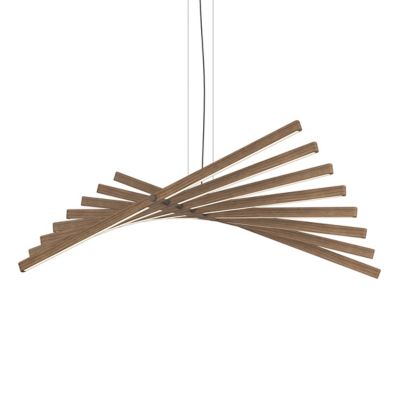 Rhythm Wood LED Pendant