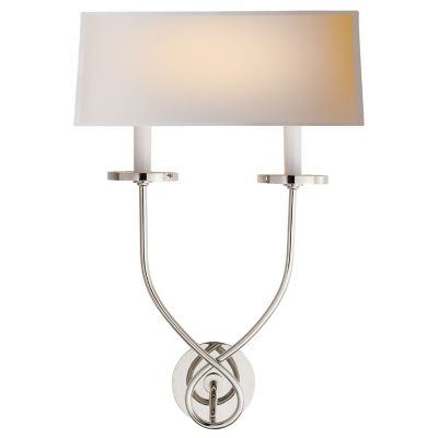 Symmetric Twist Double Wall Sconce