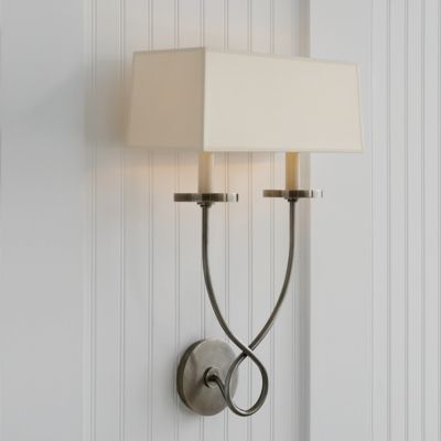 Symmetric Twist Double Wall Sconce
