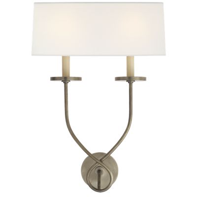Symmetric Twist Double Wall Sconce