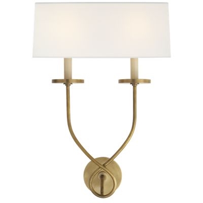 Symmetric Twist Double Wall Sconce