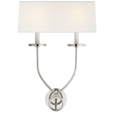 Symmetric Twist Double Wall Sconce