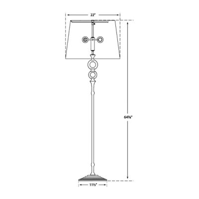 Bristol Floor Lamp by Visual Comfort at