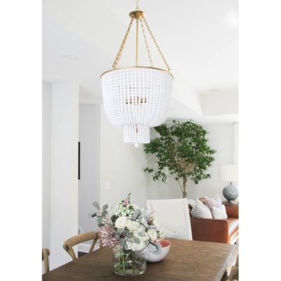 VISUAL COMFORT JACQUELINE TWO-TIER CHANDELIER (BRASS/CLEAR GLASS) -  Brooke's on Main