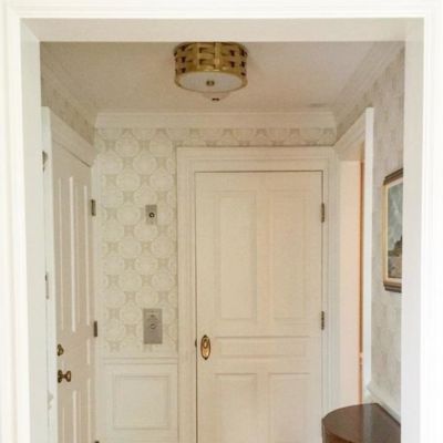 Ella Woven Flushmount