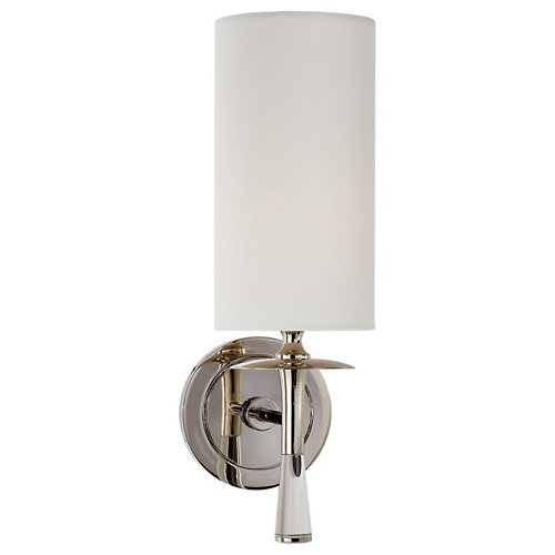 Drunmore Wall Sconce with Linen Shade