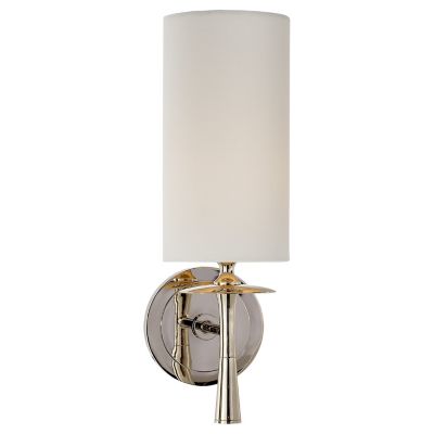 Drunmore Wall Sconce with Linen Shade