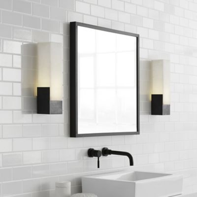 Covet Tall Box Bath Sconce by Visual Comfort at Lumens.com